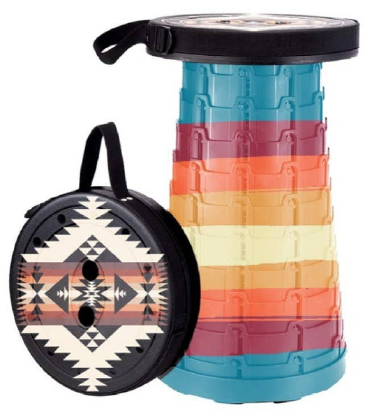Portable Folding Stool-Southwestern Pattern (4)