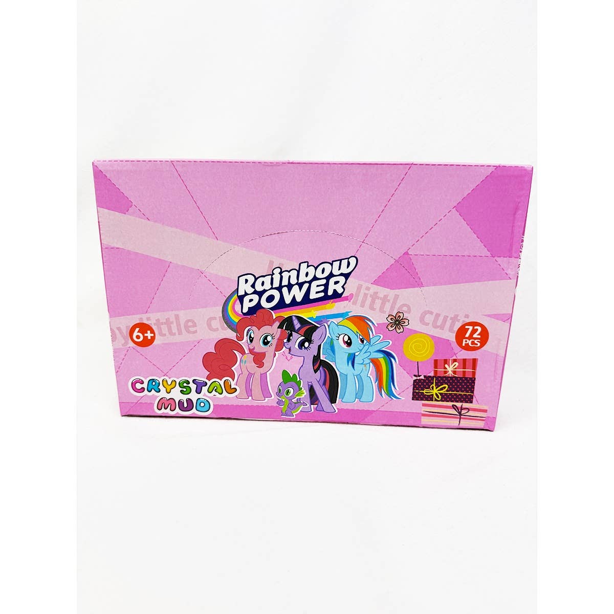 Rainbow Power Pocket Size Crystal Mud Squishy Slime
