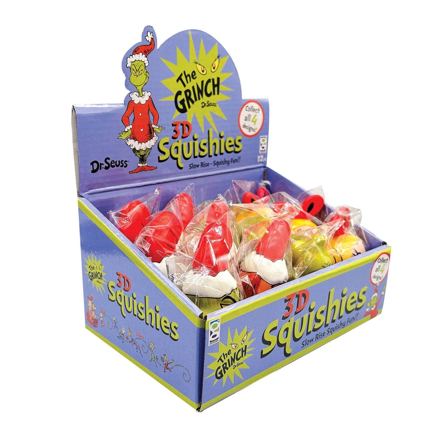 GRINCH 3D SLOW RISE TOY 12/DSP