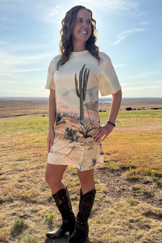 Canyon Sands T-Shirt Dress