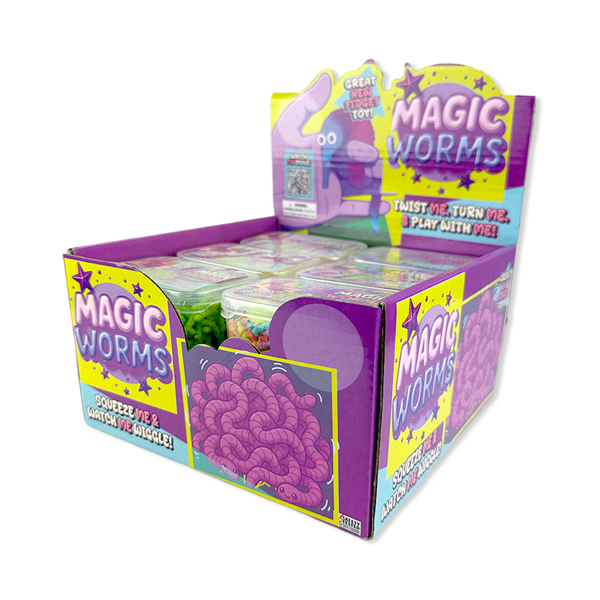 So Much Fun! Magic Worms Fidget Toy Assortment Squish