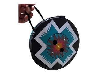 Portable Folding Stool-Southwestern Pattern (1)