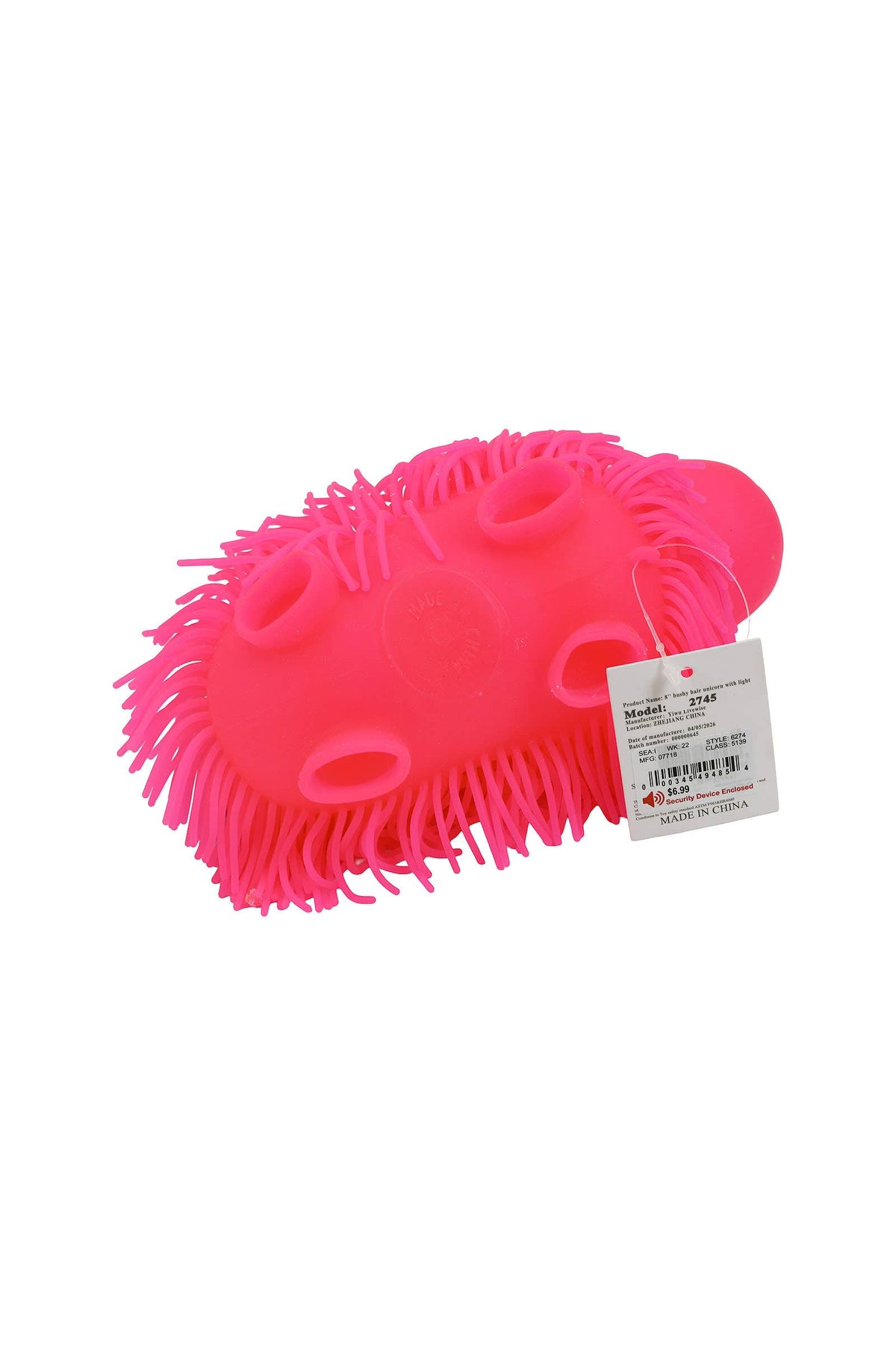 Unicorn Light-Up Spiky Puffer Squishy - 5 Inch