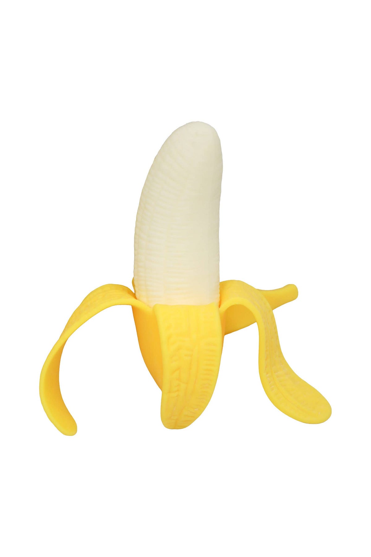 Peeling Yellow Banana Fluffy Slime Filled TPR Squishy Toy