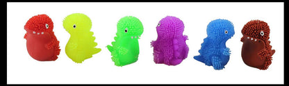 1 Mini Puffer Dinosaurs - Small Novelty Toy - Party Favors - Squishy