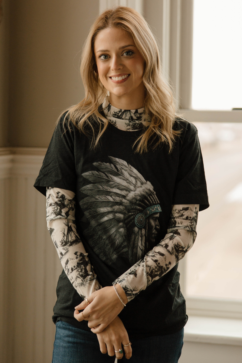 Spirit of The Plains Mesh Top