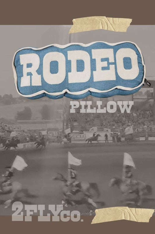 RODEO READY PILLOW *DENIM ON SALE!