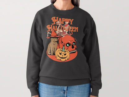 Halloween Ghost Rider SVG PNG, Retro Western Skull Cat (Downloadable Print)