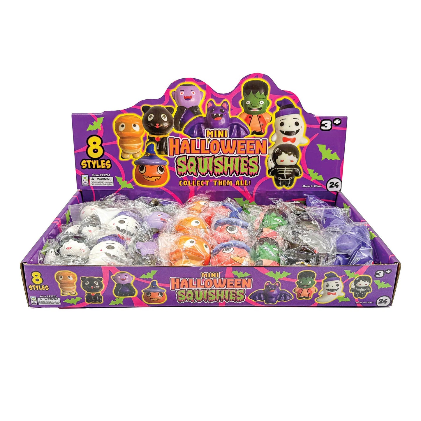 MINI HALLOWEEN SQUISHIES TOY    24/DSP