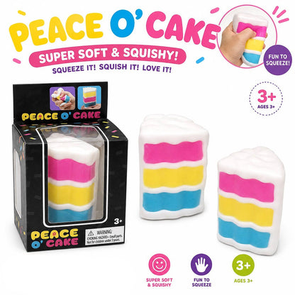 NEE DOH Cake Slice Squishy Toy Slow Rising Fidget Toy dumpling