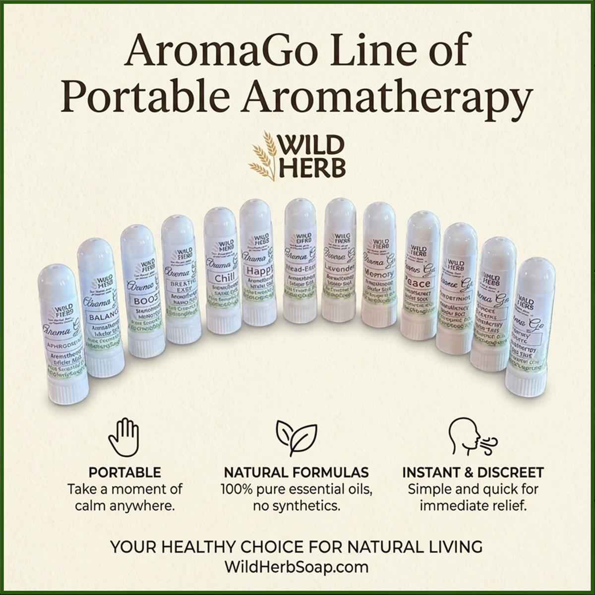 Tummy Revive Essential Oil Aromatherapy Inhaler