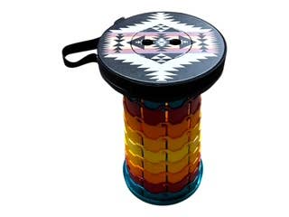 Portable Folding Stool-Southwestern Pattern (4)
