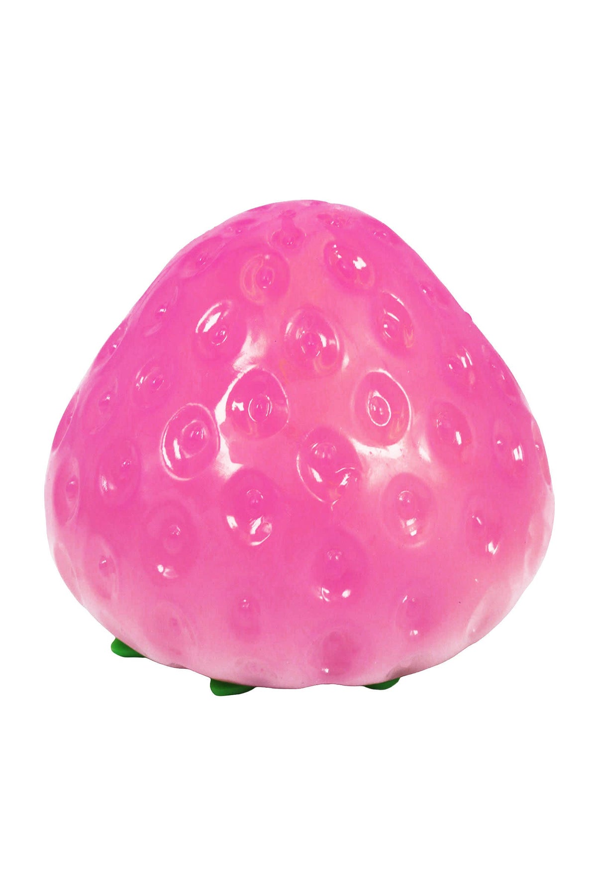 JUMBO Strawberry UV Light Changing Slime Filled Squishy
