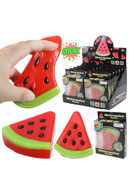 Watermelon Slice Jiggly Mochi Sticky Squishy Toy