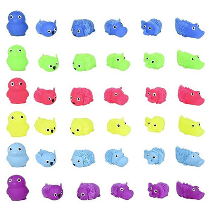 1 Mini Puffer Zoo Animal Assortment -Small Novelty Toy Cute Squishy