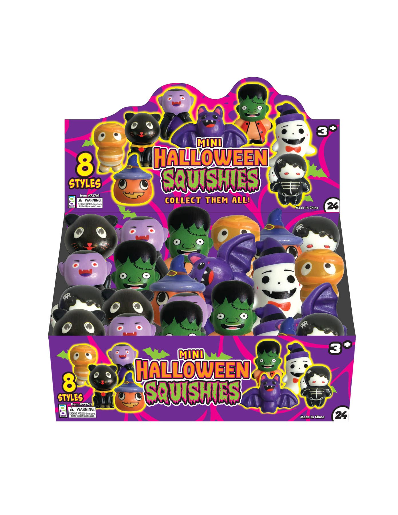 MINI HALLOWEEN SQUISHIES TOY    24/DSP