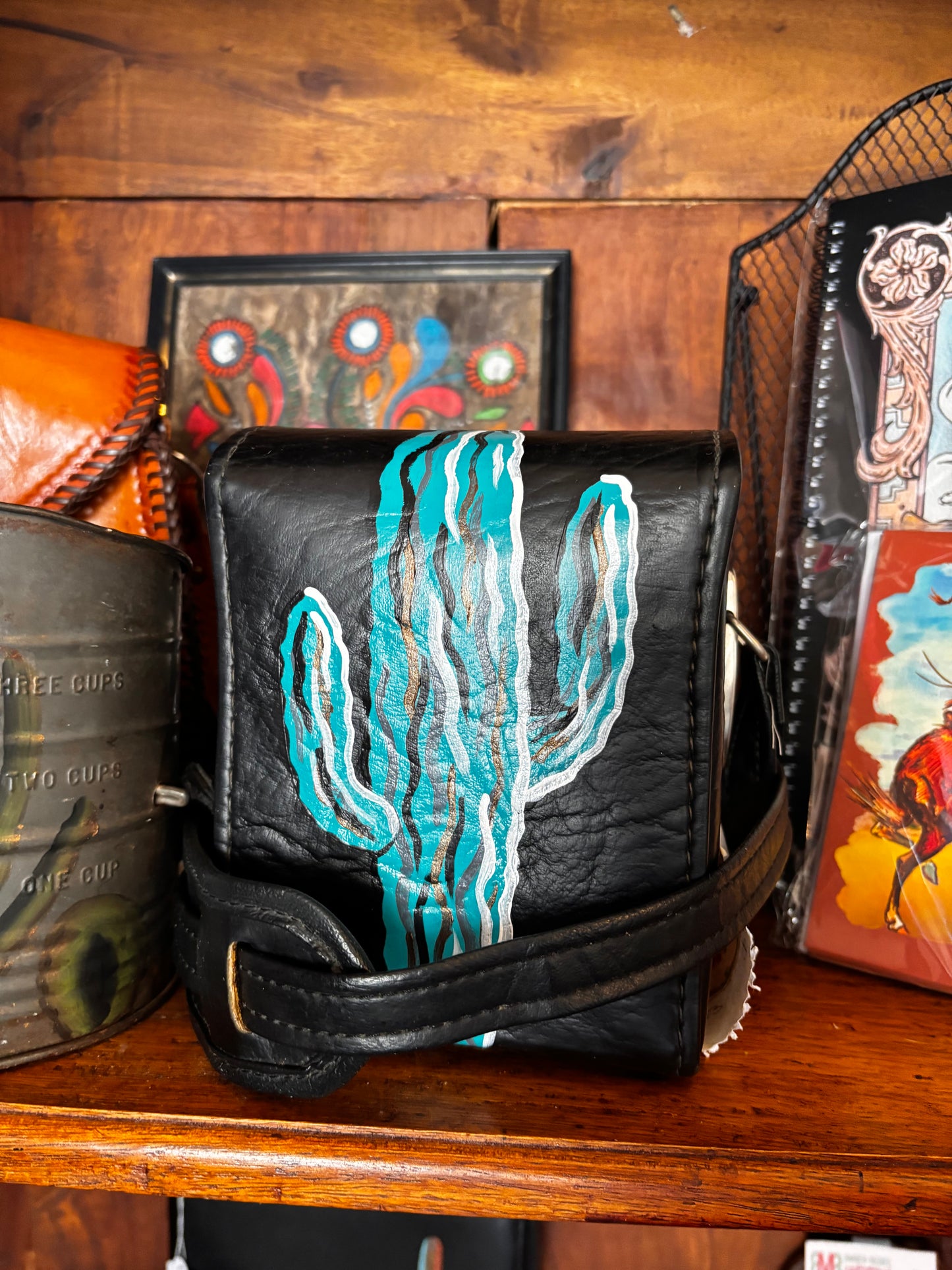 Hand Painted Camera Case Purse