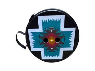 Portable Folding Stool-Southwestern Pattern (1)