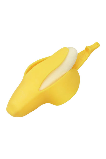 Peeling Yellow Banana Fluffy Slime Filled TPR Squishy Toy