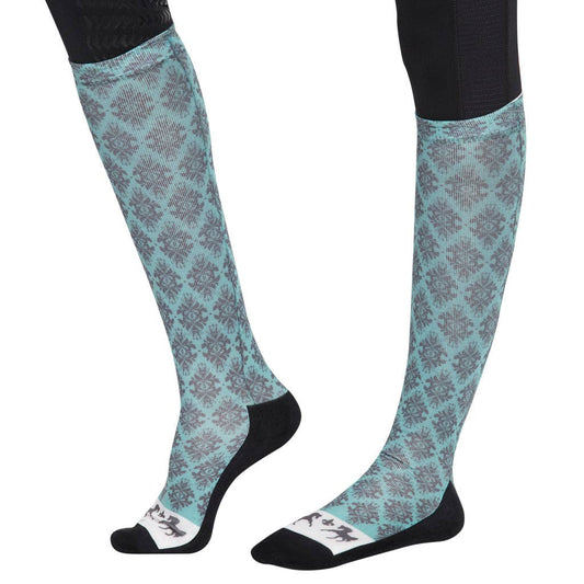 Equine Couture Ladies Tara Technical Padded Knee Boot Socks