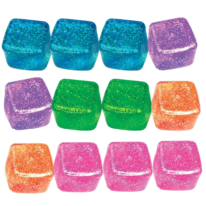 Fun Doh Squish & Squeeze Sparkle Cube Fidget Toy ON SALE!