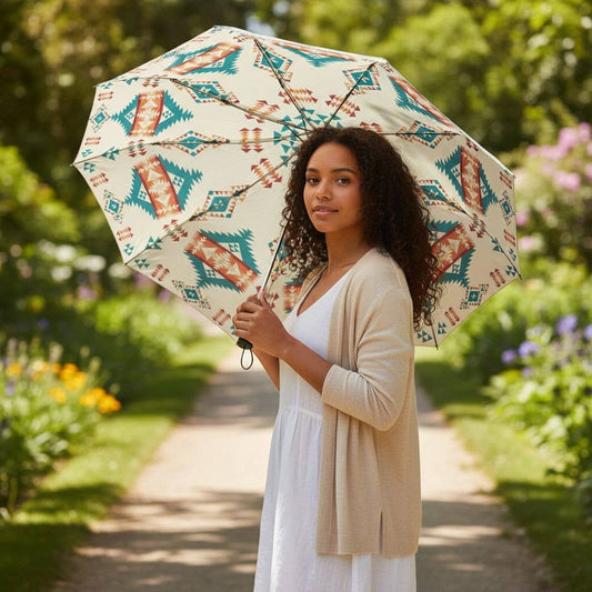 CREAM AZTEC Umbrella