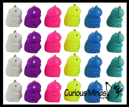 1 Mini Puffer Unicorns - Small Novelty Toy - Party Favors Squishy