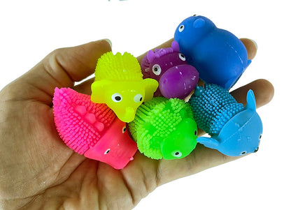 1 Mini Puffer Zoo Animal Assortment -Small Novelty Toy Cute Squishy