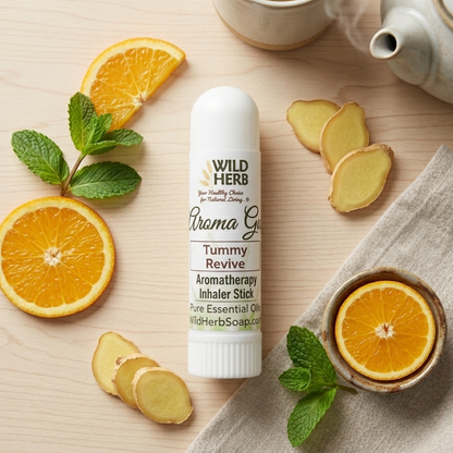 Tummy Revive Essential Oil Aromatherapy Inhaler