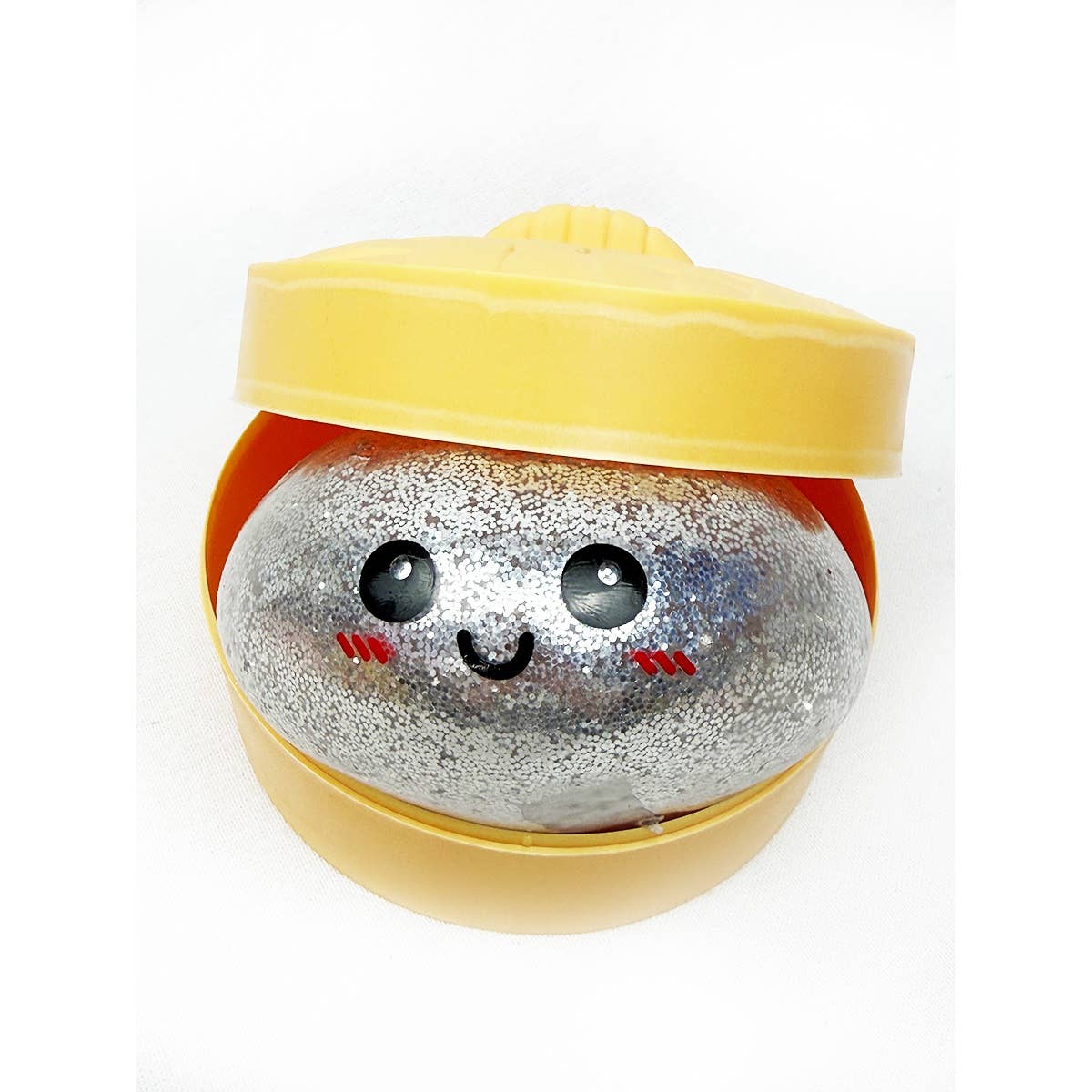 Mystery Glittered Jumbo Dumpling Squishy with Steamer