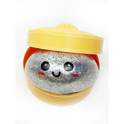 Mystery Glittered Jumbo Dumpling Squishy with Steamer