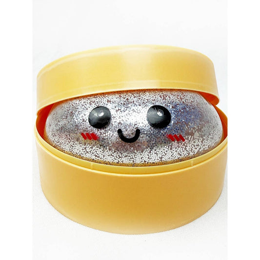 Mystery Glittered Jumbo Dumpling Squishy with Steamer