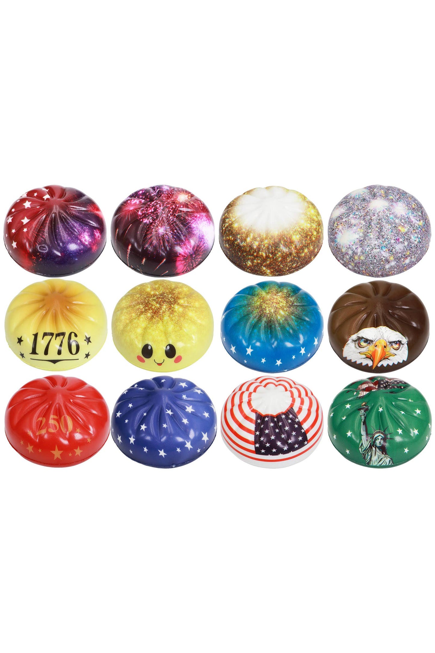 250th USA Patriotic Dumpling Slow Rising Foam Squishy