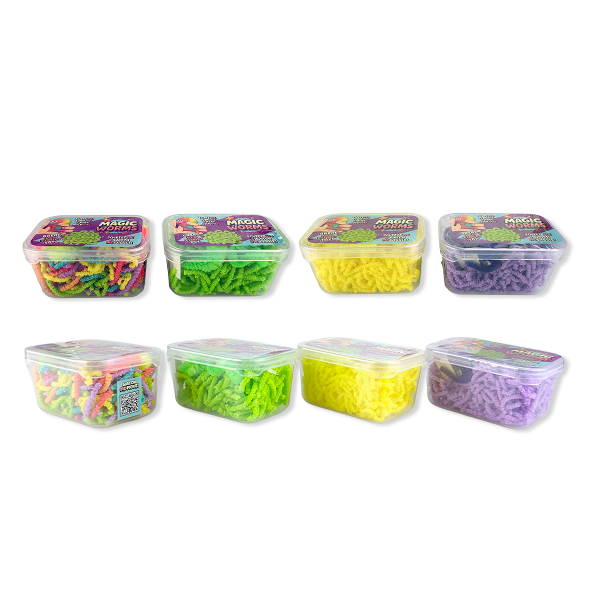 So Much Fun! Magic Worms Fidget Toy Assortment Squish