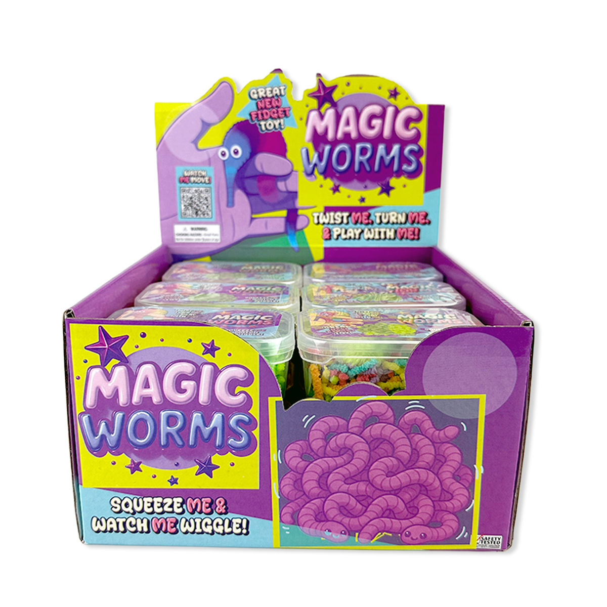So Much Fun! Magic Worms Fidget Toy Assortment Squish