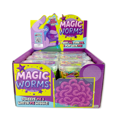So Much Fun! Magic Worms Fidget Toy Assortment Squish