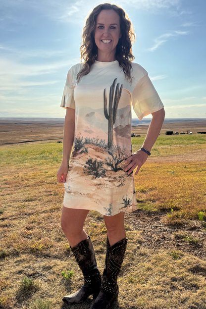 Canyon Sands T-Shirt Dress