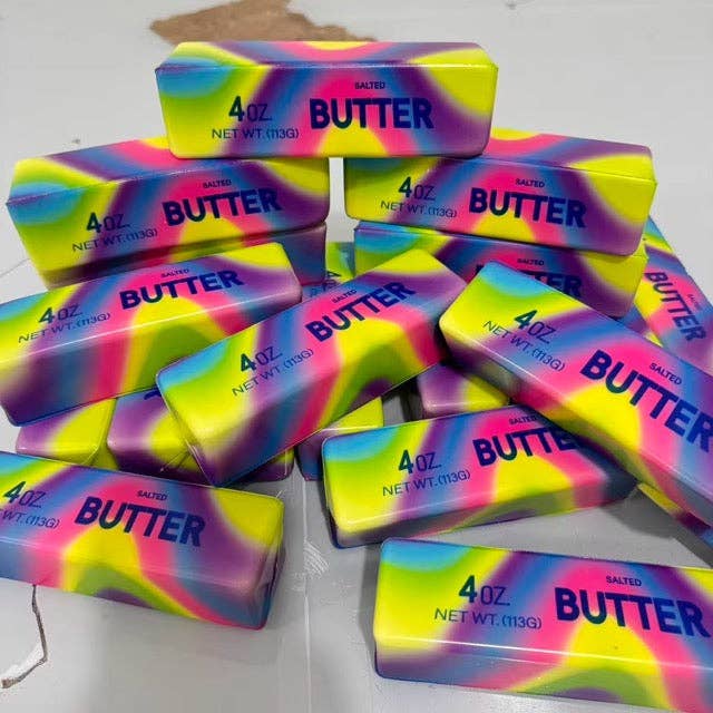 Squishy Rainbow Butter Toy