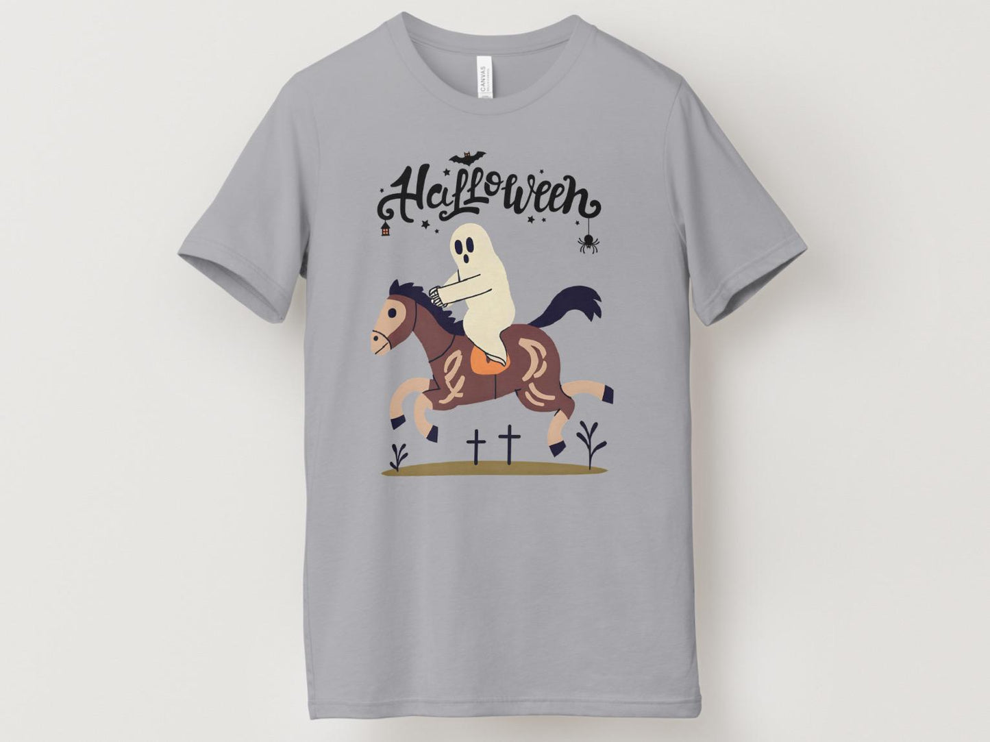 Halloween Horse Skeleton SVG, Spooky Cowboy Design (Digital Download)