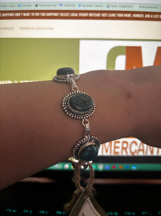 Adjustable Turquoise Bracelet