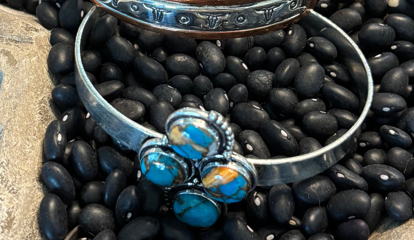 Spiny Turquoise Cuff