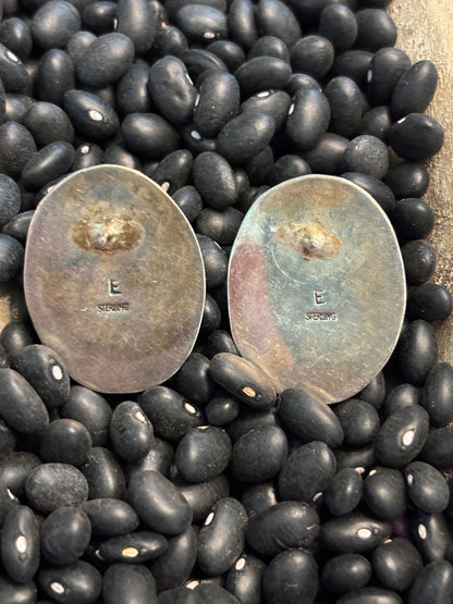 White Buffalo Stud Earrings