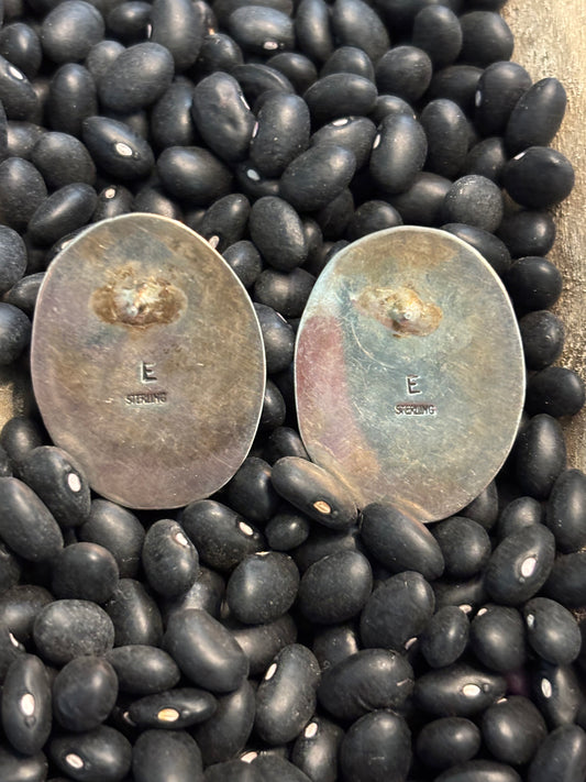 White Buffalo Stud Earrings