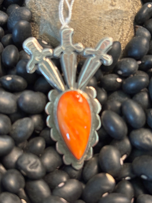 Three Swords with Orange Spiny