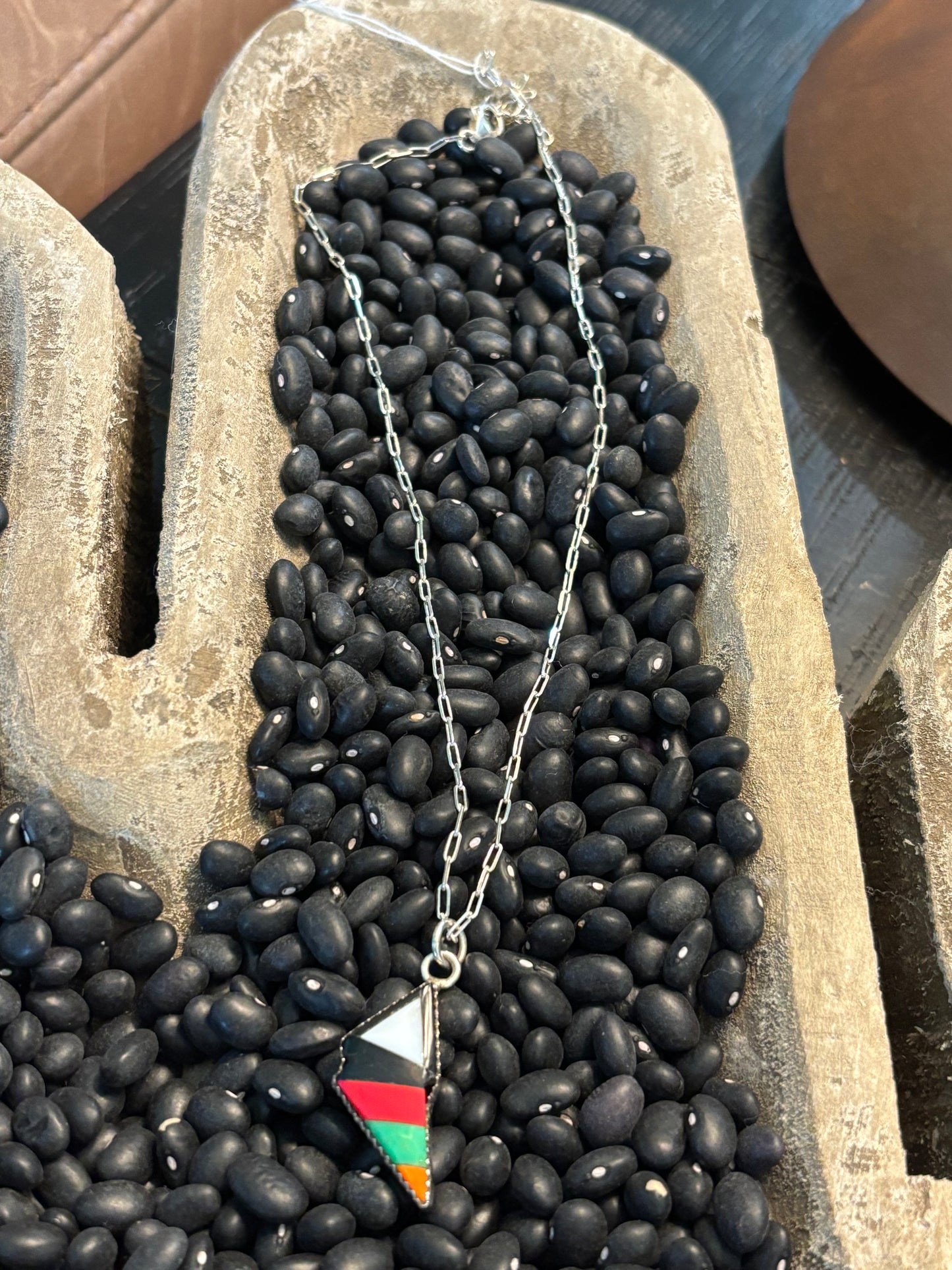 Lightning Bolt Charm with Chain