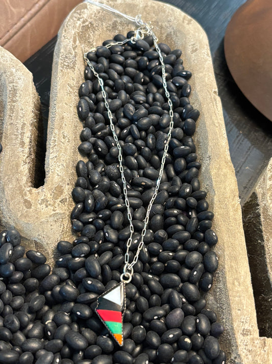 Lightning Bolt Charm with Chain