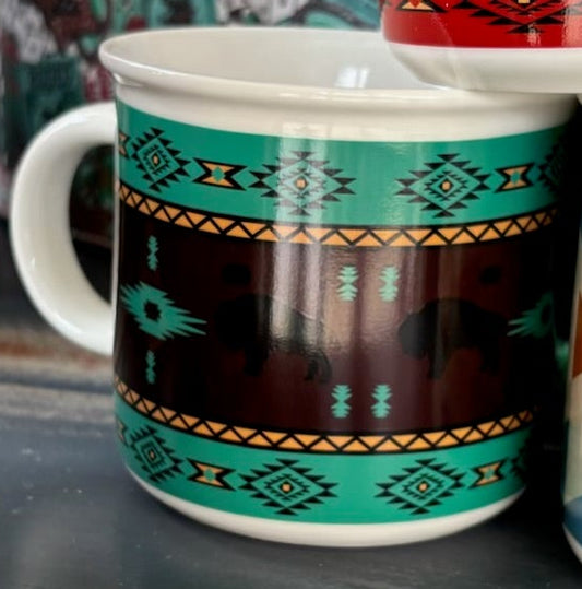 TURQUOISE BUFFALO Ceramic Mug ON SALE!