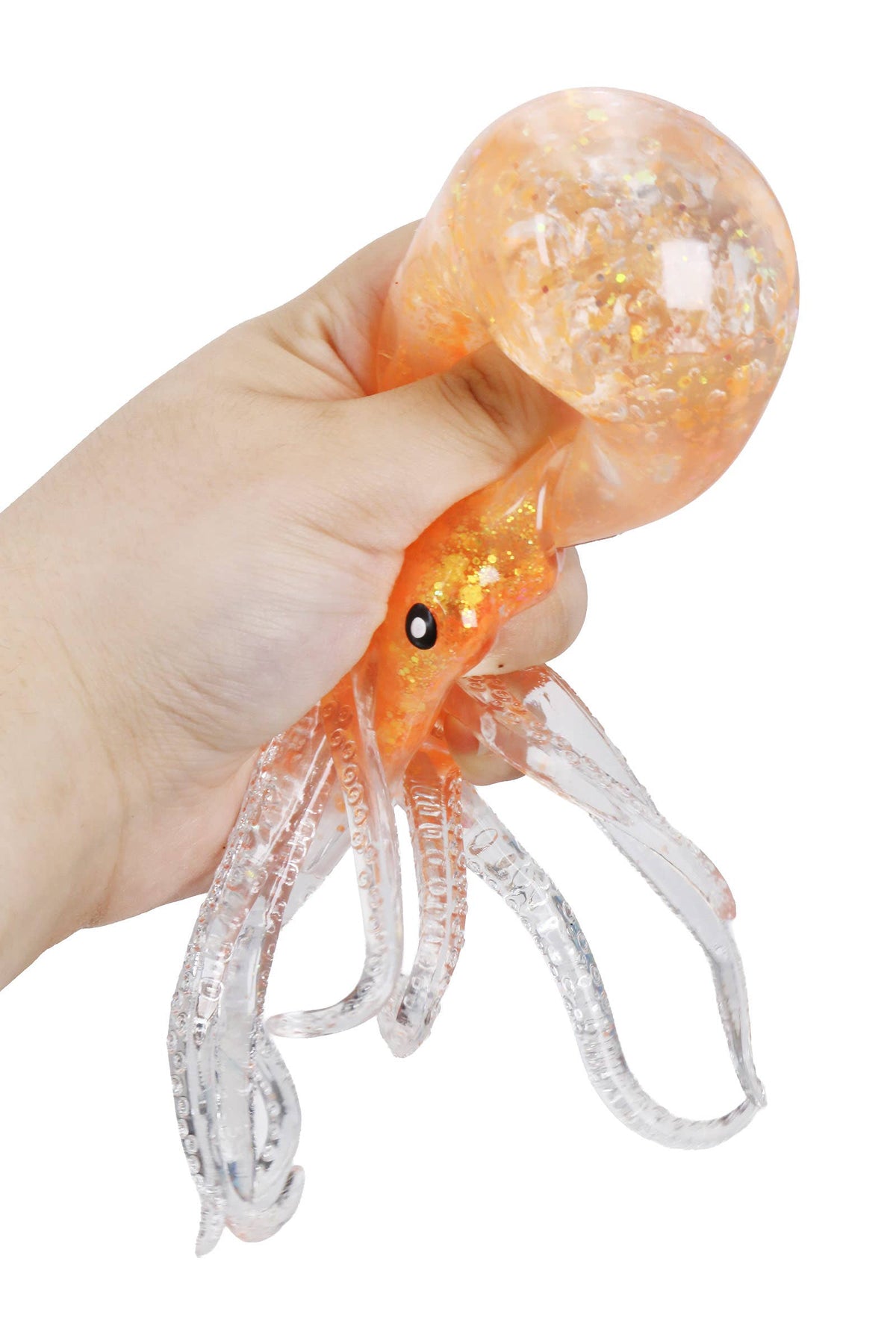 Octopus Glitter Jiggly Jelly Pectin Slime Filled Squishy Toy