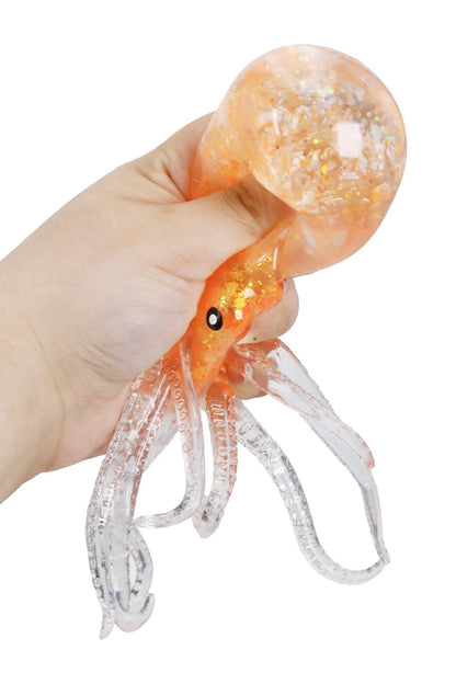 Octopus Glitter Jiggly Jelly Pectin Slime Filled Squishy Toy