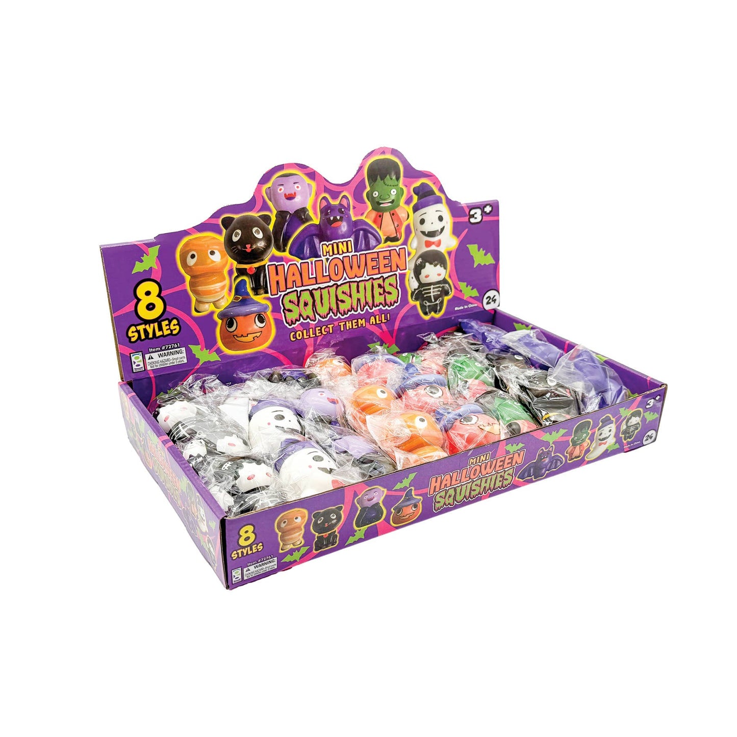MINI HALLOWEEN SQUISHIES TOY    24/DSP